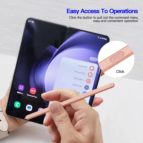 Vista 7 de Z Fold 5 S Pen compatible con Samsung Galaxy Z Fold5 Slim Pen, nuevo bolígrafo compacto S, punta delgada de 0.059 in, 4096 niveles de presión
