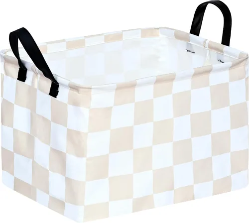 Vista 48 de Cesta de almacenamiento vacía para niños, organizador de almacenamiento impermeable de béisbol, cestas plegables con asas para mujeres, cesta