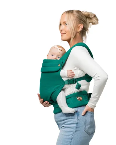 Vista 19 de Mabē Monarch Portabebés Ergonómico – Portabebés de Algodón Premium de Estructura Suave para Recién Nacidos a Niños Pequeños con Diseño Saludable