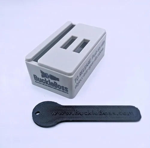 Vista 2 de Cerradura de cinturón de seguridad clásica original Protector de cinturón de seguridad original fabricado con ABS fuerte para pasajeros