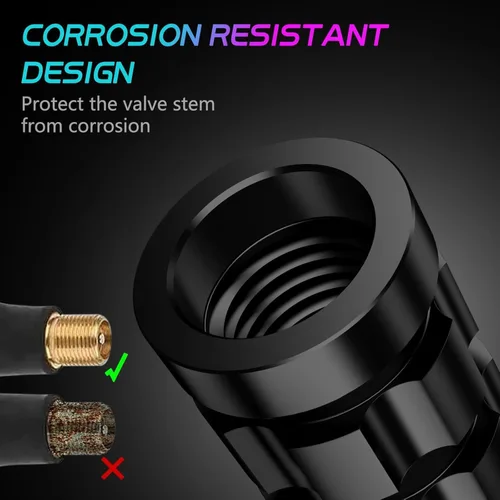 Vista 2 de Aluminum Tire Valve Stem Caps for Renault Austral Kangoo Zoe, Anti-Rust Tires Air Valve Cap Stem Covers Corrosion-Resistant Automotive Exterior