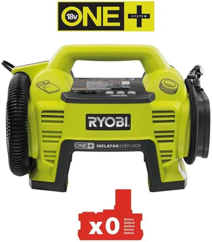 Vista 2 de Ryobi Compresor de batería R18I-0 18V ONE+ 10.34 Bar 150PSI (solo cuerpo)