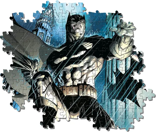 Vista 3 de Clementoni - 39576 - Colección - Batman - 1000 piezas - Hecho en Italia, rompecabezas para adultos