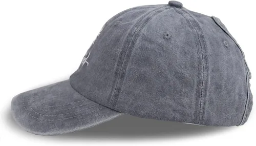 Vista 3 de MANMESH HATT Daisy Blessed - Sombreros de cola de caballo gorra de béisbol bordada con moño alto desordenado para mujer
