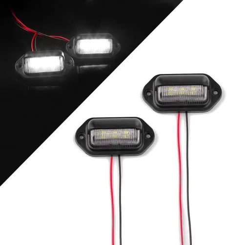 Vista 2 de CZC AUTO Luz LED Exterior de 12V para Placa de Matrícula, Lámpara de Cortesía Interior de Cúpula/Techo, Maletero/Carga, Bajo el Capó, Total 12