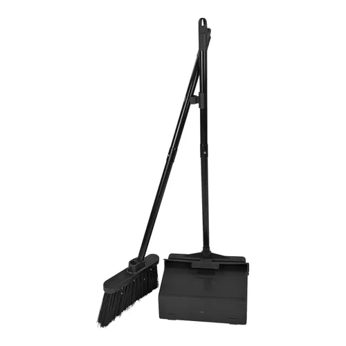 Vista 9 de Carlisle FoodService Products - Juego de recogedor y escoba de mango corto, 36 pulgadas