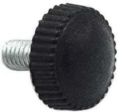 Vista 4 de Tornillo de pulgar moleteado roscado M4x8mm, 100 unidades para equipos mecánicos, instrumentos, aparatos, equipos de la industria farmacéutica