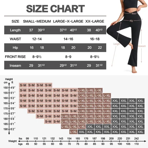 Vista 6 de NTAKN Pantalones de yoga casuales para mujer, con cintura alta, cruzados, acampanados, para entrenamiento