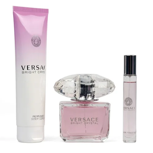 Vista 10 de Versace Bright Crystal - Eau De Toilette en espray para mujer, fresco, 0.3 onzas