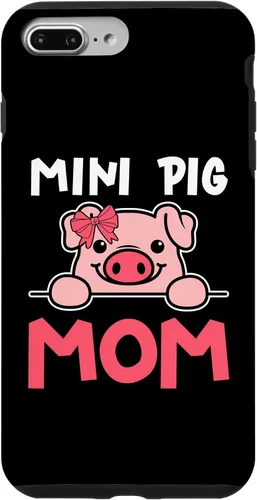 Vista 12 de Cute Mini Pig Mom Miniature Pig Owner Women Case for iPhone 16