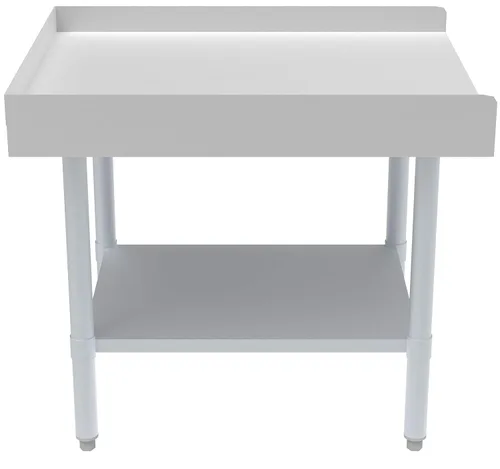 Vista 9 de KoolMore Soporte de equipo comercial de acero inoxidable de calibre 16 - Soporte de plancha resistente de 30 x 24 con estante inferior (EQT-163024)
