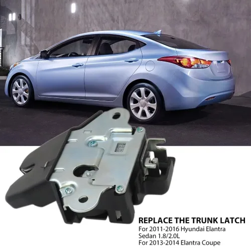 Vista 5 de USonline911 81230-3X010 Reemplazo del pestillo del maletero de la puerta trasera para Hyundai Elantra GLS Sedan 2013 4 puertas 1.8L 1797CC l4 Gas