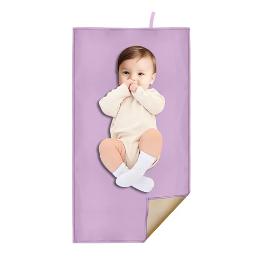 Vista 20 de Cambiador de pañales beige para bebé, cambiador de pañales portátil para viajes o casa, esterilla limpiable que cabe perfectamente en la bolsa