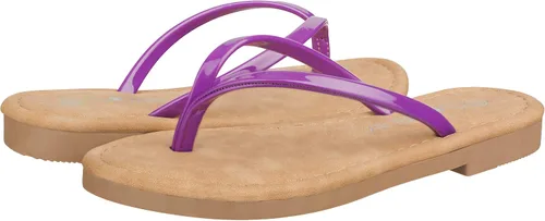 Vista 5 de CLOVERLAY Chanclas planas para niñas y niños de verano, cómodas, informales, sandalias