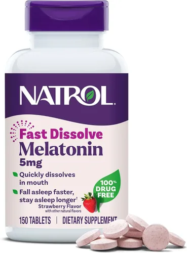 Vista 10 de Melatonina 5mg de liberación prolongada, 0.32 lb