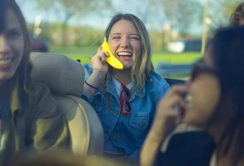 Vista 2 de Auricular Bluetooth Banana Phone para dispositivos móviles iPhone y Android (Banana única)