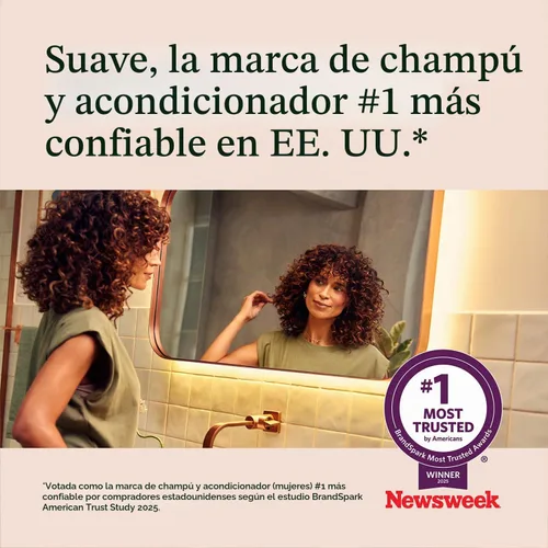 Vista 7 de Suave Essentials Sun - Champú de fresa madura 12 oz - Paquete de 2