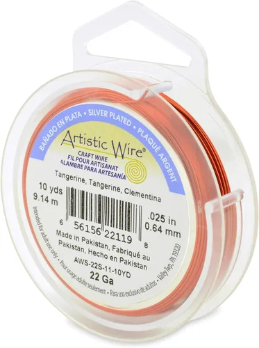 Vista 25 de Artistic Wire, Alambre de cobre de color chapado en plata de calibre 18, resistente al deslustre, amatista, 20 pies