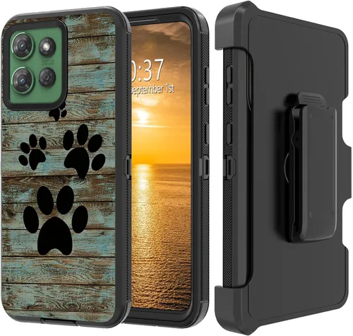 Vista 147 de Funda para Moto G Stylus 5G 2023 con funda de clip para cinturón y soporte, resistente de doble capa, resistente a prueba de golpes, para Motorola