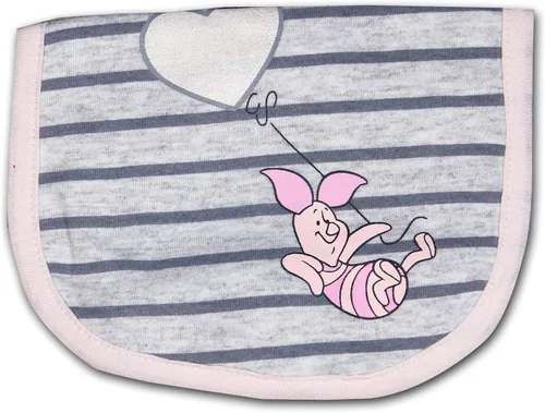 Vista 4 de Disney Winnie the Pooh - Conjunto de body para niña recién nacida color gris