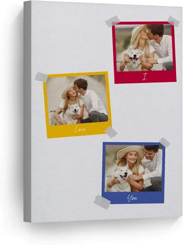 Vista 29 de Smile Art Design Impresión en lienzo personalizada: arte de pared con fotos personalizadas, hecho a pedido en Estados Unidos, lienzo premium