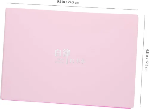 Vista 6 de NUOBESTY Planificador Bloc de notas para programar material de papel antiadherente pequeño portátil ideal para oficina Rosado