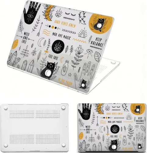 Vista 34 de Funda para laptop compatible con MacBook Air de 15 pulgadas, versión 2026-2023 M5 A3448 M4 A3241 A3114 M3 A2941 M2 Chip con pantalla de retina Mapa