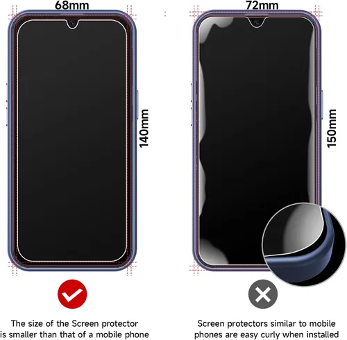Vista 3 de LeYi Funda para teléfono Samsung-A10E: con protector de pantalla para teléfonos inteligentes, teléfonos desbloqueados, nuevas fundas con kit de Negro