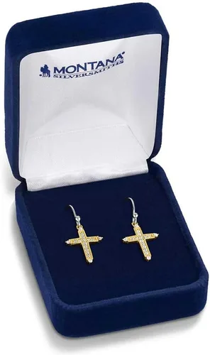 Vista 20 de Montana Silversmiths Pendientes de cruz estilo de vida occidental