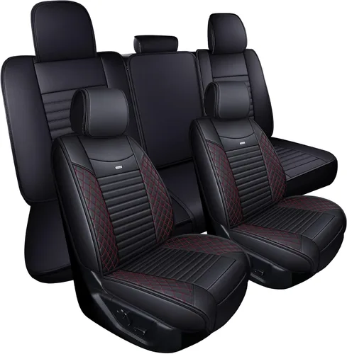 Vista 7 de Fundas de asiento de coche Aierxuan de piel, para asiento delantero, para camión