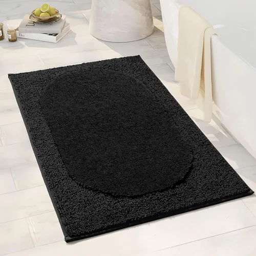 Vista 27 de DEXDE - Alfombra antideslizante para baño, ducha, 24 x 16 pulgadas, color beige