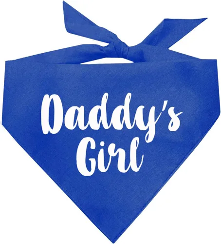Vista 17 de Daddy's Girl - Bandana para perro para el día del padre (negro, XS 5)