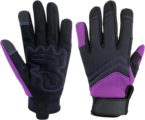 Vista 9 de Guantes de jardinería para hombres y mujeres, a prueba de espinas y resistentes a pinchazos, guantes de trabajo de seguridad y jardinería, regalos