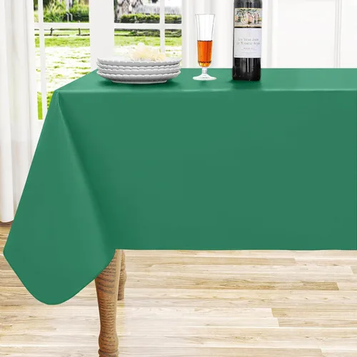 Vista 11 de homing - Mantel cuadrado de vinilo, mantel de plástico impermeable y a prueba de derrames con respaldo de franela, cubierta de mesa fácil de limpiar