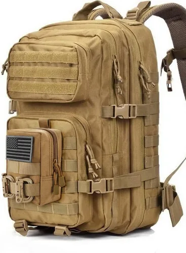 Vista 6 de FRTKK Paquete de 2 bolsas Molle – Bolsa táctica compacta resistente al agua EDC bolsa pequeña de utilidad