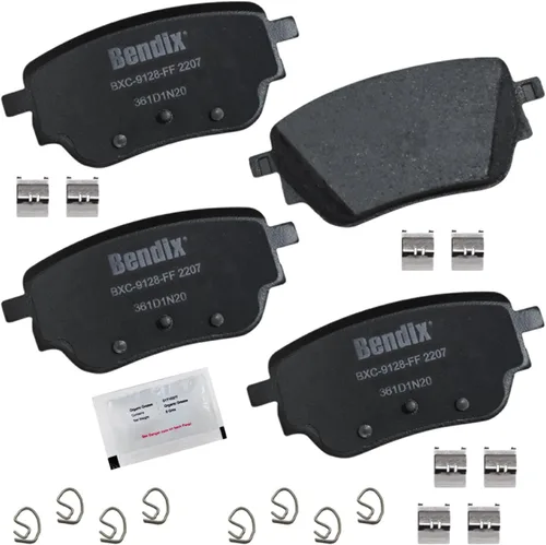 Vista 203 de Bendix Priority1 CFC154 - Juego de pastillas de freno de disco para Avanti II, Century, LeSabre, Regal, Riviera, chasis comercial, DeVille