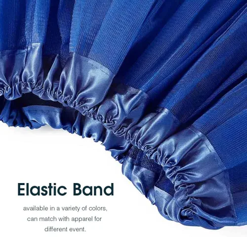 Vista 6 de Victray Womens Tutu Skirts Tulle Tutu Skirt Ballet Dance Skirts Layered Tutu Short Skirt Party Festival Costume