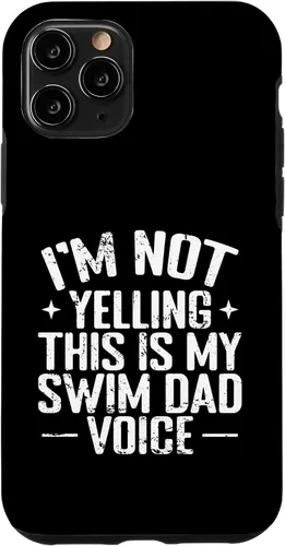 Vista 29 de Swim Dad Voice Funny Sports Parent Case for iPhone 16