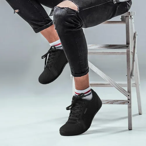 Vista 7 de L-RUN Zapatos minimalistas para mujer, zapatos minimalistas ultraligeros con suela cero caída, zapatos casuales con puntera ancha para yoga y caminar