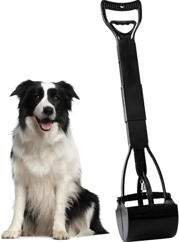 Vista 15 de ienjoyed Recogedor de excrementos de 32 pulgadas de alto, recogedor de excrementos grande para perros, resistente, mango largo y resorte duradero