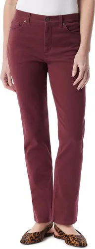 Vista 31 de Gloria Vanderbilt - Pantalones de mezclilla Amanda clásicos, de tiro alto y perneras cónicas petite para mujer Callisto