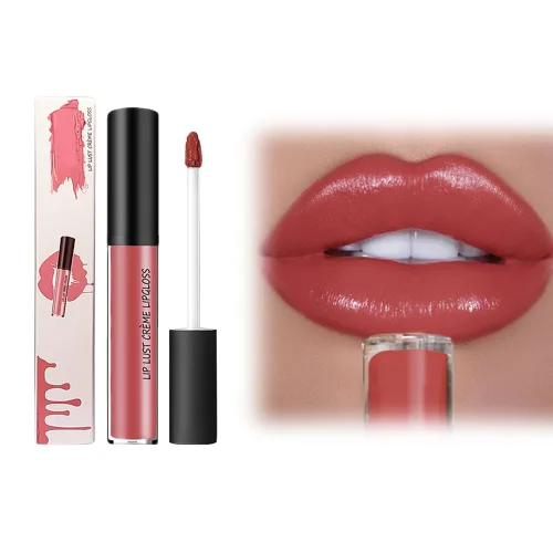 Vista 7 de Fauppt Labiales de 12 colores crema para labios, ligeros, mejorados, impermeables, de larga duración, hidratantes, antiadherentes, para mujeres, 001