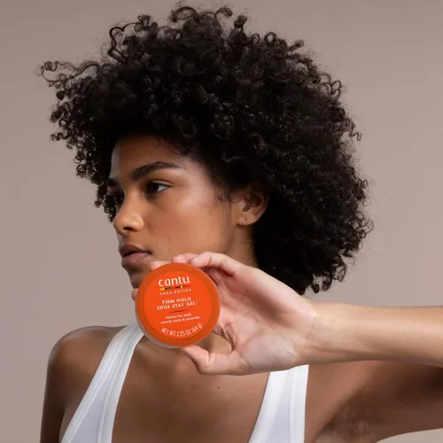 Vista 5 de Dr Teal's Cantu - Gel de manteca de karité Extra Hold Edge Stay, 6.75 onzas (paquete de 3)