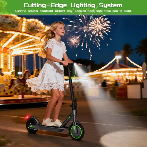 Vista 5 de MAXSHOT Scooter eléctrico para niños grandes, velocidad máxima 9/16/19MPH