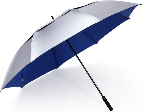 Vista 10 de G4Free Paraguas enorme de golf con protección UV, apertura automática, resistente al viento, paraguas de gran tamaño, extra grande, ventilado, doble