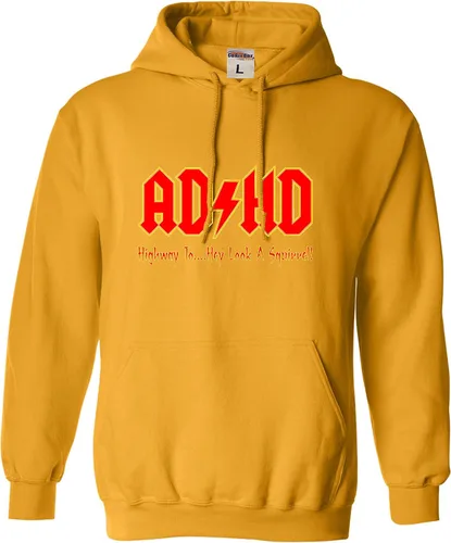 Vista 30 de Go All Out Sudadera con capucha para hombre y mujer con texto en inglés "Highway To Hey Look A Squirrel