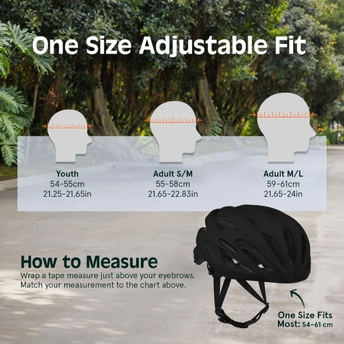 Vista 8 de Casco Retrospec Silas para Bicicleta de Carretera con 24 Ventilaciones y Luz de Seguridad LED Integrada - Protección Ciclista Ajustable para Adultos