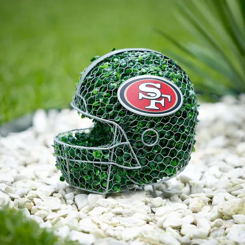 Vista 2 de FOCO NFL Womens NFL Team Football Helmet Topiary Figure