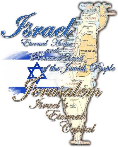 Vista 2 de CafePress Israel, Jerusalén - Reloj de pared de 10 pulgadas para sala de estar, cocina u oficina