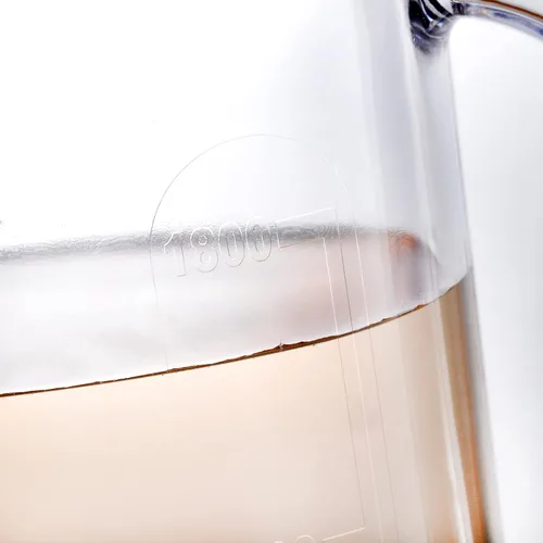 Vista 7 de Coloch - Paquete de 2 jarras de agua de plástico de 2 cuartos de galón con tapa abatible, recipiente de agua delgado transparente de medio galón